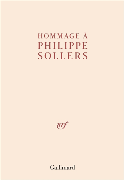 Hommage à Philippe Sollers | 