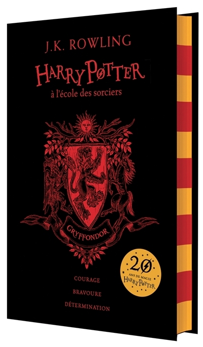 Harry Potter T.01 - Harry Potter à l'école des sorciers (Éd. 20 ans, Gryffondor) | Rowling, Joanne Kathleen
