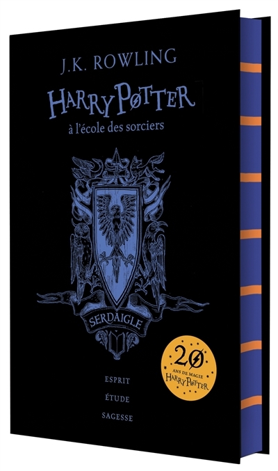 Harry Potter T.01 - Harry Potter à l'école des sorciers (Éd. 20 ans, Serdaigle) | Rowling, Joanne Kathleen