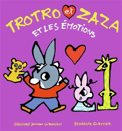 Trotro et Zaza et les émotions | Guettier, Bénédicte
