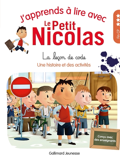 J'apprends à lire avec le Petit Nicolas - La leçon de code : une histoire et des activités : fin CP | Demaria, Marjorie