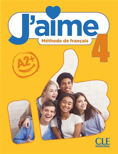 J'aime 4 : méthode de français, A2 : livre de l'élève | 