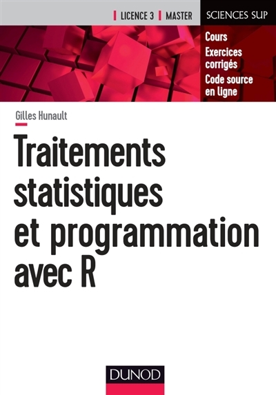 Traitements statistiques et programmation avec R | Hunault, Gilles