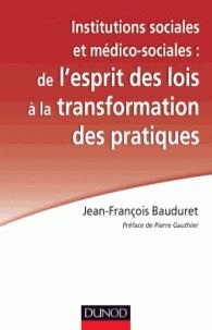 Institutions sociales et médico-sociales | Bauduret, Jean-François