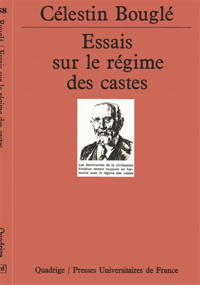 Essais sur le régime des castes | Bouglé, Célestin (Auteur)