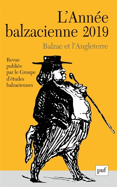 Année balzacienne - n° 20 - Balzac et l'Angleterre  | 