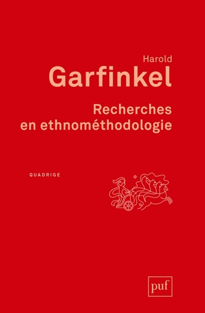 Recherches en ethnométhodologie | Garfinkel, Harold