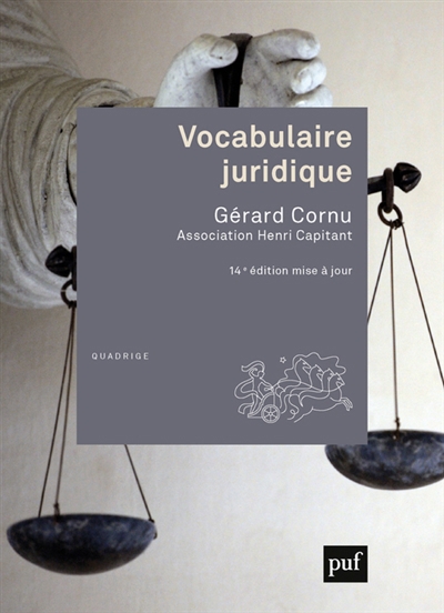 Vocabulaire juridique | Cornu, Gérard