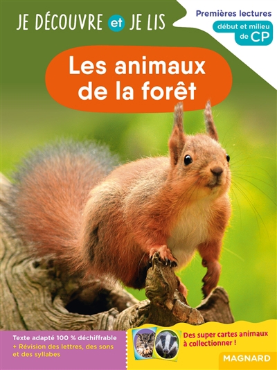 animaux de la forêt : premières lectures, début et milieu de CP (Les) | Gombert, Caroline