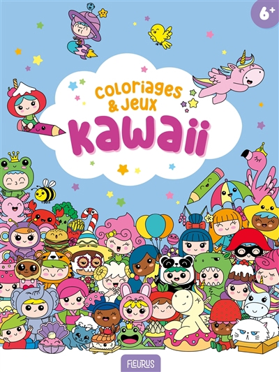 Coloriages & jeux kawaii : 6 + | Jezewski, Mayumi
