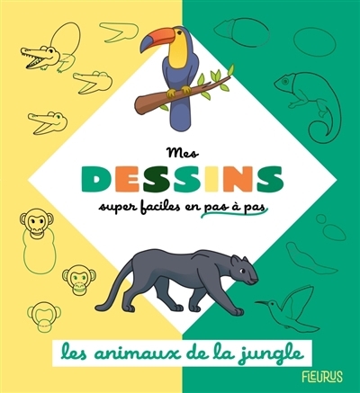 Animaux de la jungle (Les) | Guineton, Caroline (Auteur) | Alcouffe, Christine (Illustrateur)