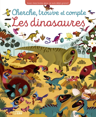 Dinosaures : cherche, trouve et compte (Les) | Giordano, Marzia