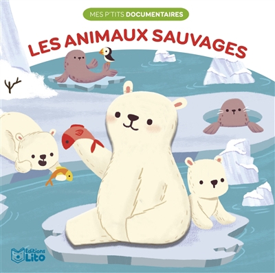 Mes p'tits documentaires en relief - Les animaux sauvages | Martins, Elsa