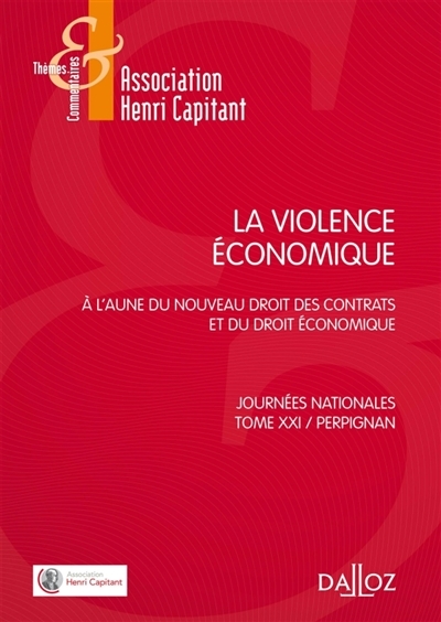 La violence économique | Association Henri Capitant. Journées nationales
