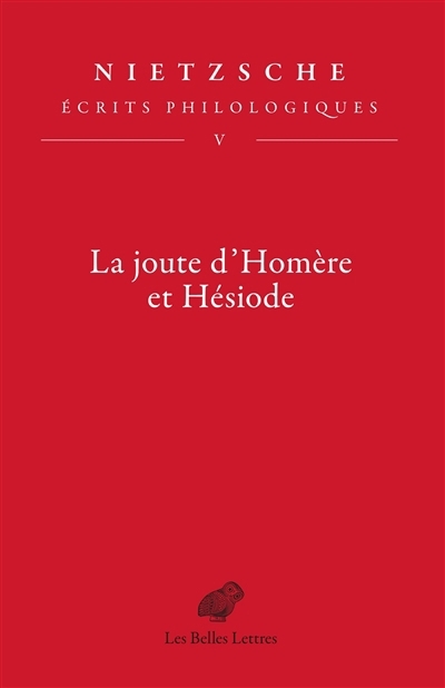 joute d'Homère et Hésiode (La) | Nietzsche, Friedrich (Auteur)