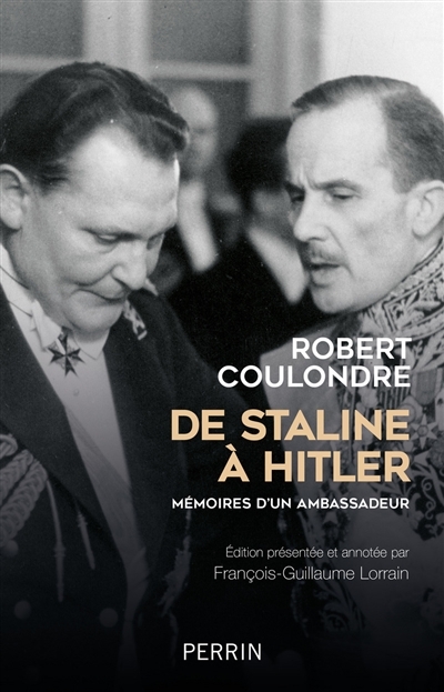 De Staline à Hitler | Coulondre, Robert