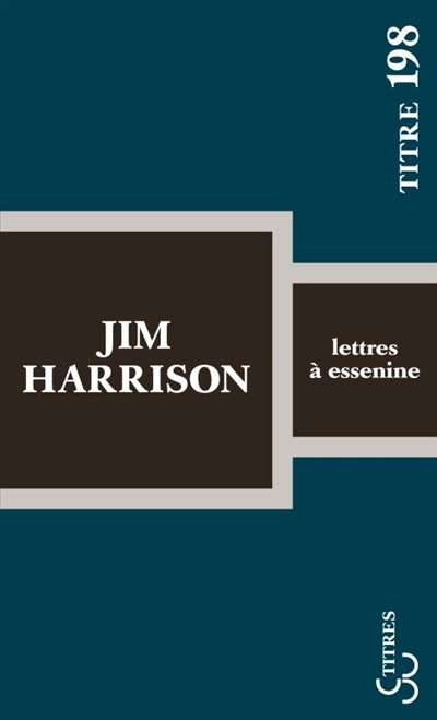 Lettres à Essenine | Harrison, Jim