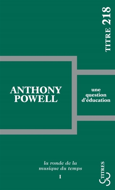 ronde de la musique du temps (La) T.01 - Une question d'éducation | Powell, Anthony