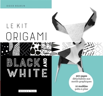 kit origami black and white (Le) | Boursin, Didier