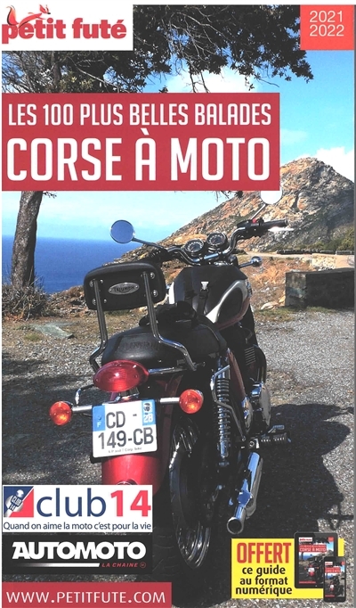 Corse à moto: les 100 plus belles balades : 2021-2022 | Auzias, Dominique