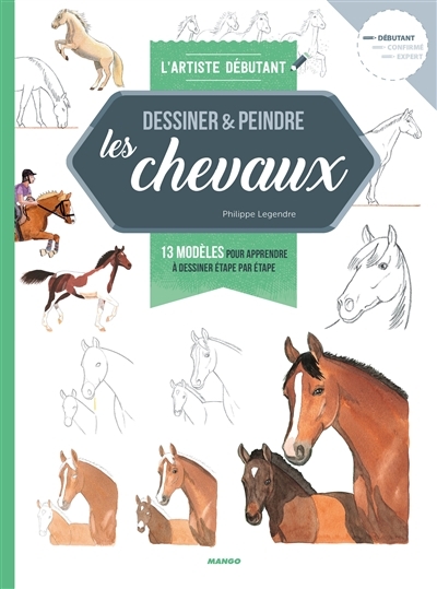 Dessiner & peindre les chevaux | Legendre-Kvater, Philippe