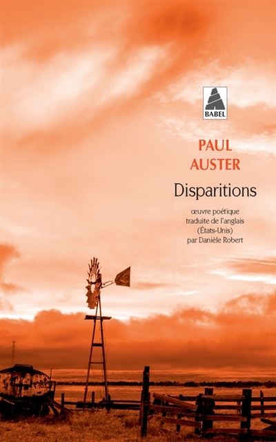 Disparitions | Auster, Paul