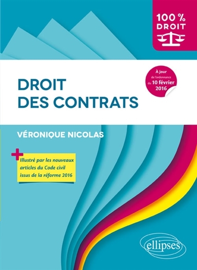 Droit des contrats | Nicolas, Véronique