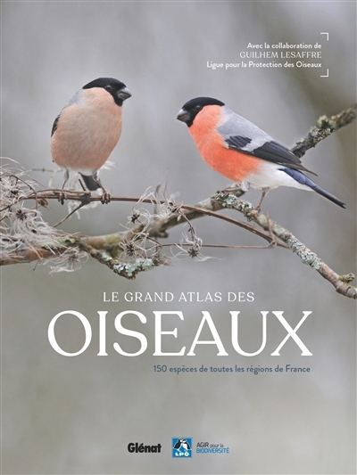 Grand atlas des oiseaux (Le) : 150 espèces de toutes les régions de France | Lesaffre, Guilhem