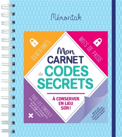 Mon carnet de codes secrets | Lobry, Bertrand