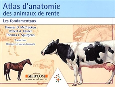 Atlas d'anatomie des animaux de rente | McCracken, Thomas O.