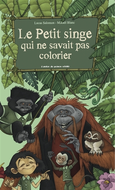 petit singe qui ne savait pas colorier (Le) | Salomon, Lucas