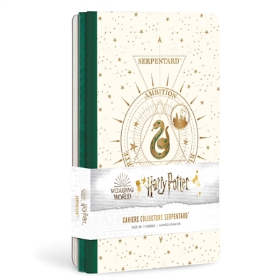 Harry Potter Constellations : Pack de 3 cahiers Serpentard  | 