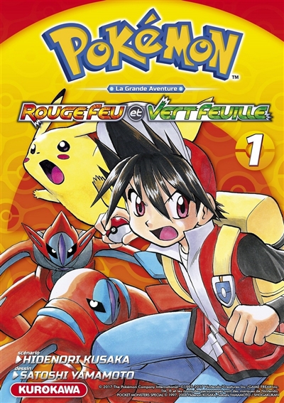 Pokémon : la grande aventure : Rouge Feu et Vert Feuille-Emeraude T.01 | Kusaka, Hidenori