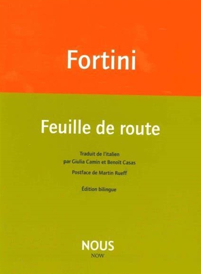 Feuille de route | Fortini, Franco