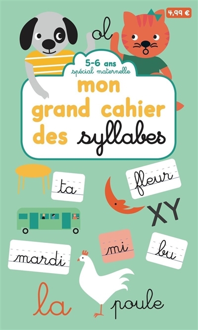 Mon grand cahier des syllabes : 5-6 ans | Courtieu, Marguerite (Illustrateur)