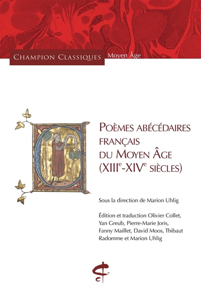 Poèmes abécédaires français du Moyen Age (XIIIe-XIVe siècles) | 