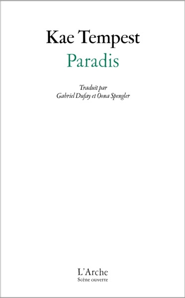 Paradis : une nouvelle version du Philoctète de Sophocle | Tempest, Kae (Auteur)