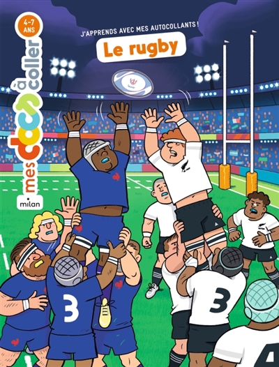 Mes docs à coller - Le rugby | Ledu, Stéphanie (Auteur) | Balicevic, Didier (Illustrateur)