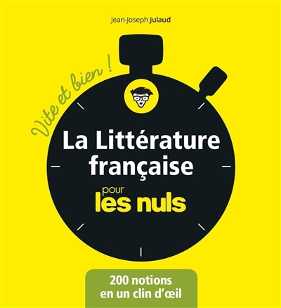 La littérature française pour les nuls  | Julaud, Jean-Joseph