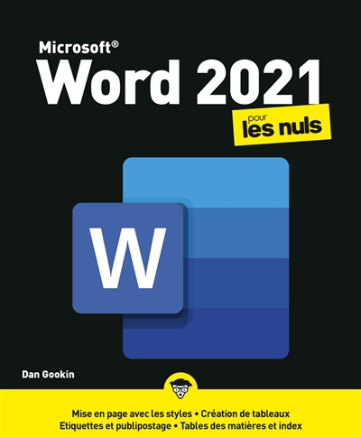Word 2021 pour les nuls | Gookin, Dan