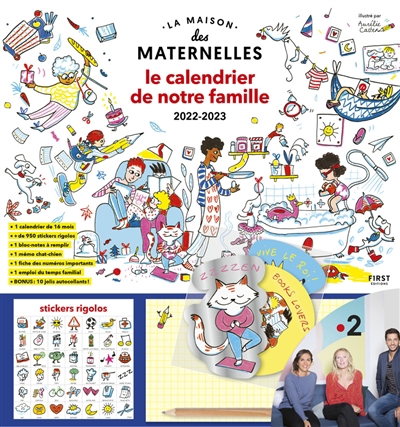 Maison des maternelles : le calendrier de notre famille 2022-2023 (La) | Castex, Aurélie