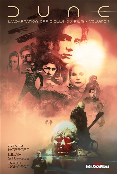 Dune : l'adaptation officielle du film T.01 | Sturges, Lilah (Auteur) | Johnson, Drew (Illustrateur) | Sienkiewicz, Bill (Illustrateur)