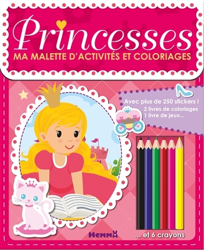 Princesses - Ma Malette d'Activités et Coloriage | 