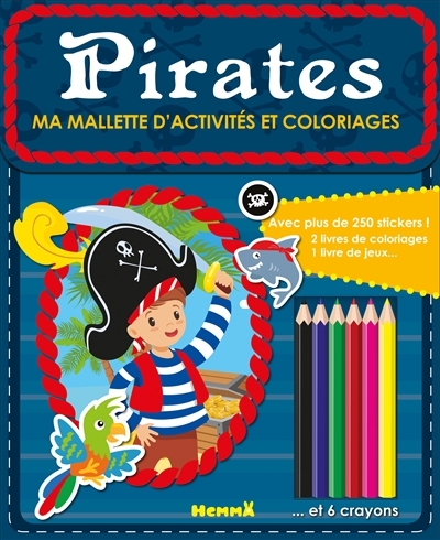 Pirates - Ma Malette d'Activités et Coloriage | 