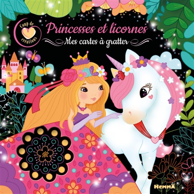 Coup de coeur créations : Princesses et licornes : Mes cartes à gratter | Lescoat, Elen