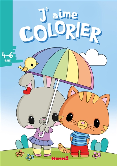 J'aime colorier (4-6 ans) (Lapine et chat) | Lescoat, Elen