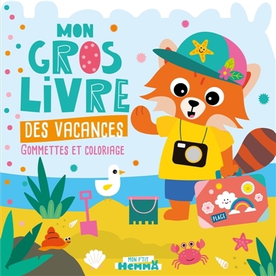 Mon P'tit Hemma : Mon gros livre des vacances (Panda roux plage) | Carotte & Compagnie (Illustrateur)