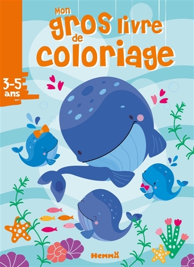 Mon gros livre de coloriage (Baleines) | 