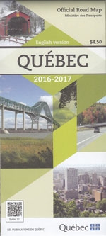 Cartes routière QUÉBEC 2016-2017 (anglais) | 