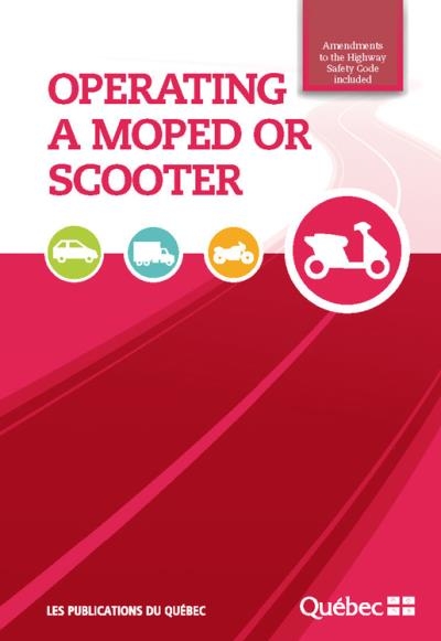 Operating a moped or scooter | 